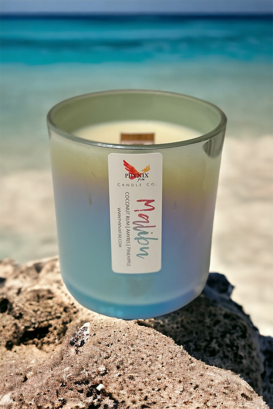 Malibu 12 oz Candle - Coconut Rum | Amyris | Pineapple