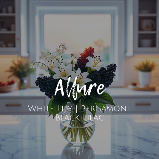 Allure (White Lily | Bergamot | Black Lilac) 4 oz Linen + Car Mist