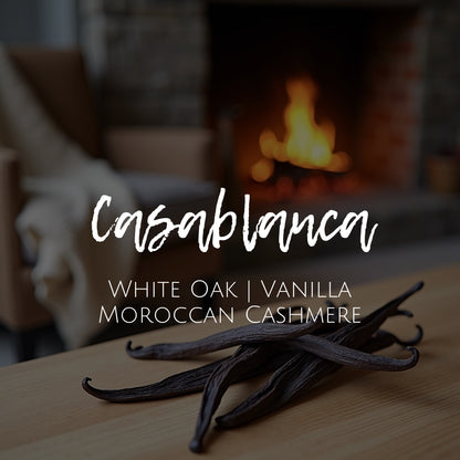 Casablanca (White Oak | Vanilla | Moroccan Cashmere) 8 oz Candle