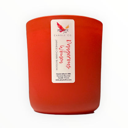 Dangerous Women - 12 oz Candle - Cherry Blossoms | Rose | Sandalwood