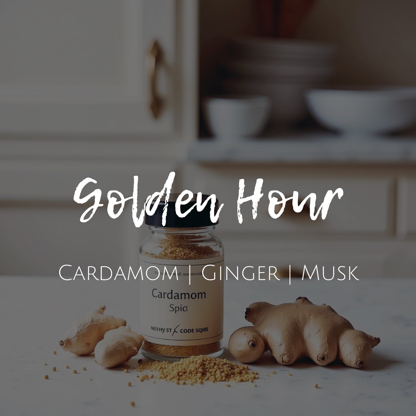 Golden Hour - 8 oz Candle - Cardamom | Ginger | Musk