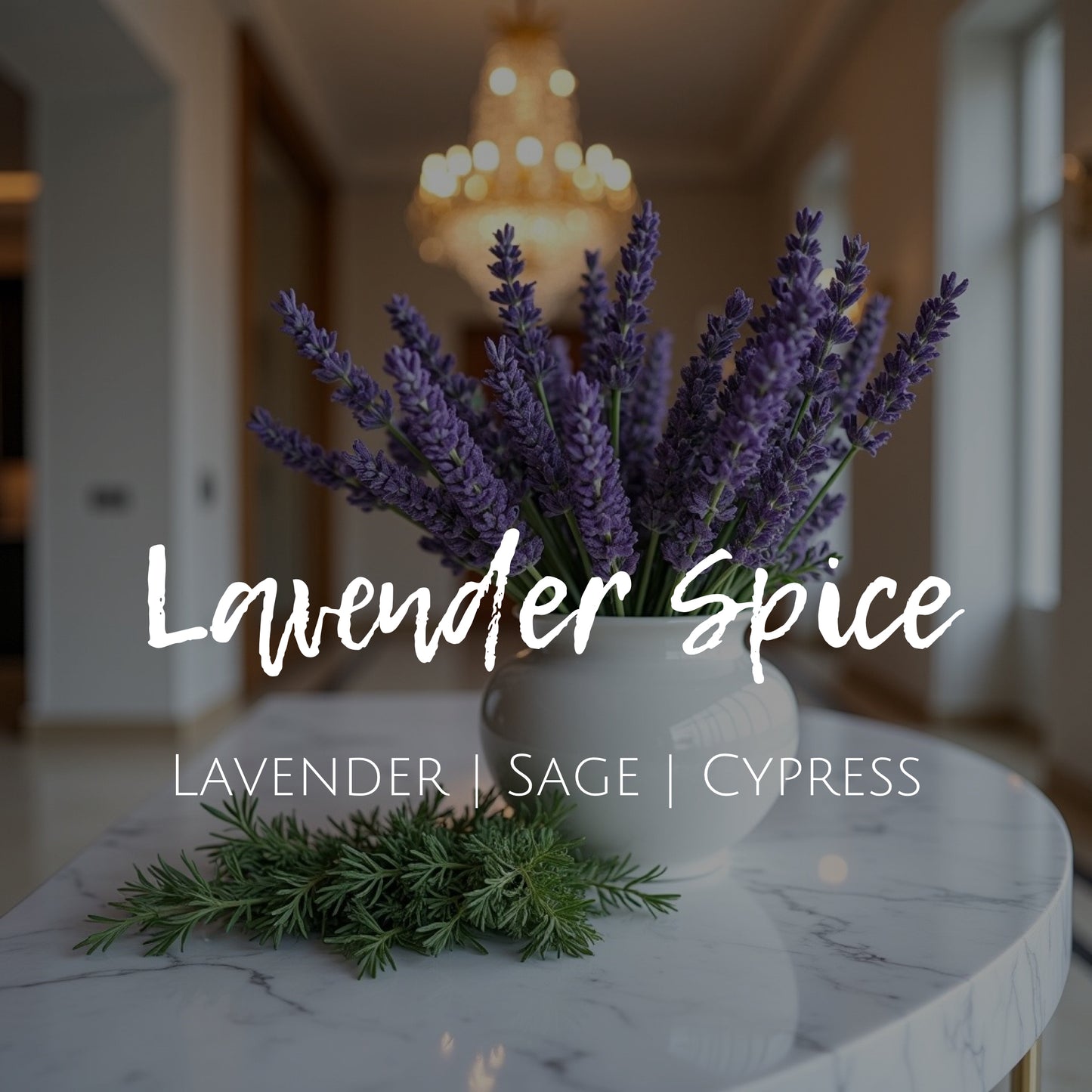 Lavender Spice - Scent Crystals - Lavender | Sage | Cypress