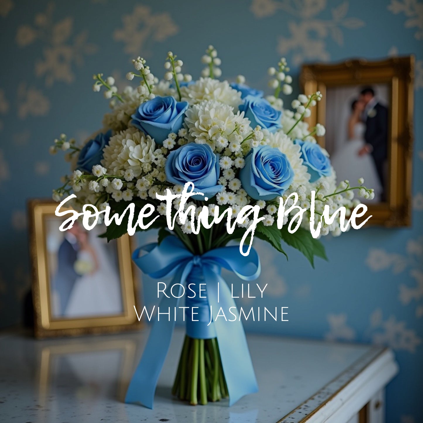 Something Blue - 12 oz Candle - Rose | Lily | White Jasmine