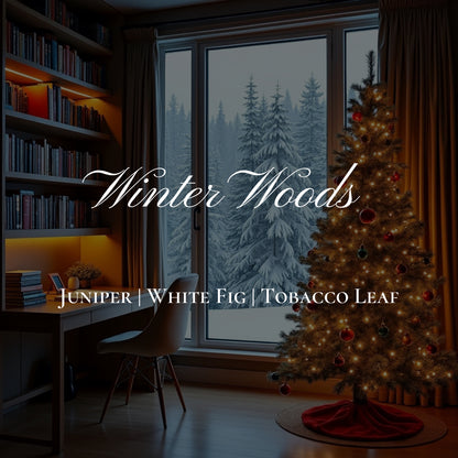 Winter Woods - 12 oz Candle - Juniper | White Fir | Tobacco Leaf