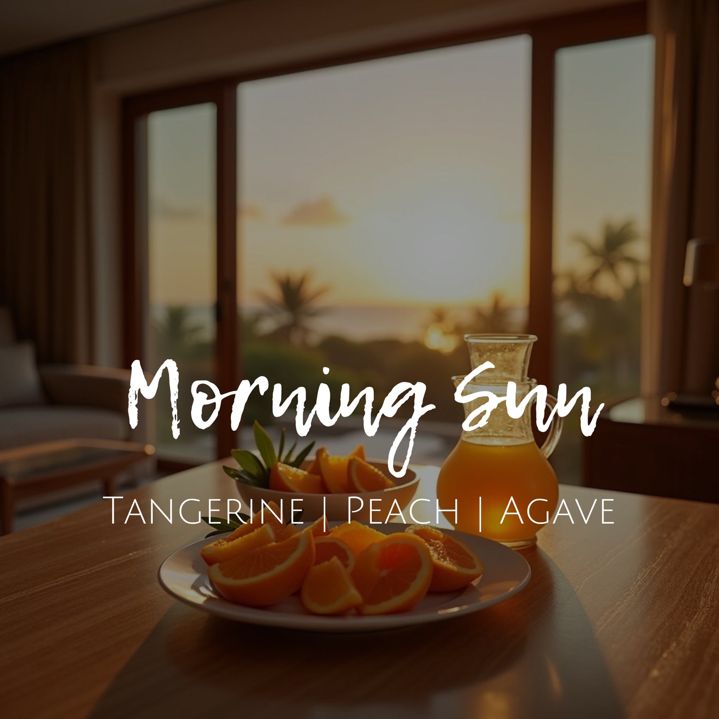 Morning Sun - 8 oz Candle - Tangerine | Peach | Agave