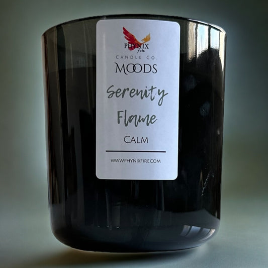 Serenity Flame - Calm - 12 oz Candle - Peppermint | Eucalyptus | Clove