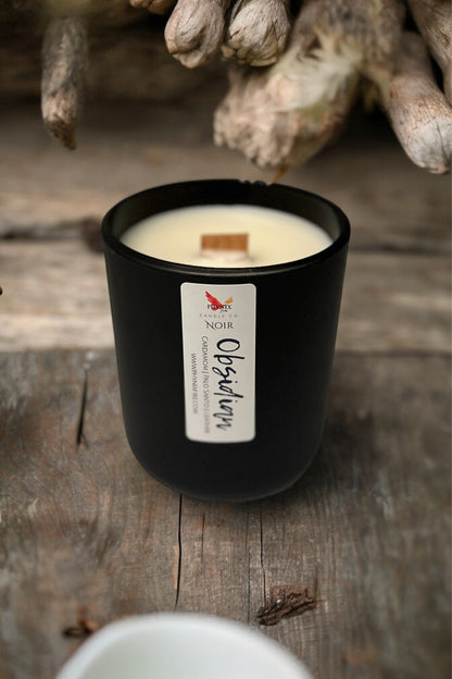 Obsidian - 12 oz Candle - Violet | Saffron | Lavender Embers