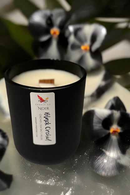 Black Orchid 12 oz Candle - Orchid | Sea Salt | Musk