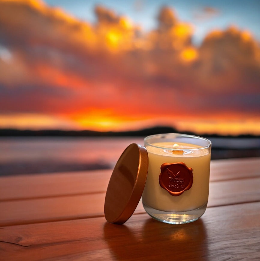 Crimson Glow - 8 oz Candle - Blood Orange | Ginger | Jasmine