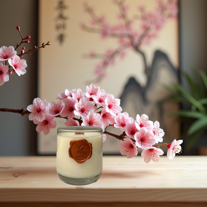 Sakura - 8 oz Candle - Cherry Blossoms | Rose | Sandalwood