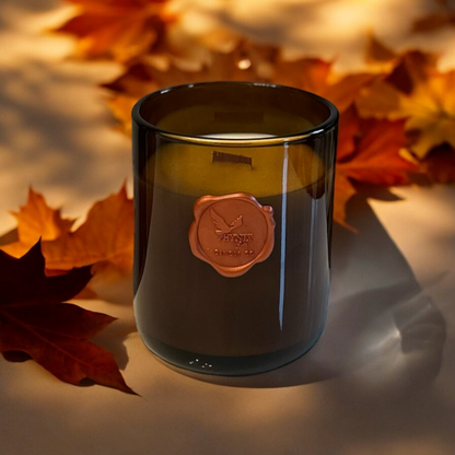 Late Harvest - 12 oz Candle - White Pumpkin | Smoked Embers | Buttercream