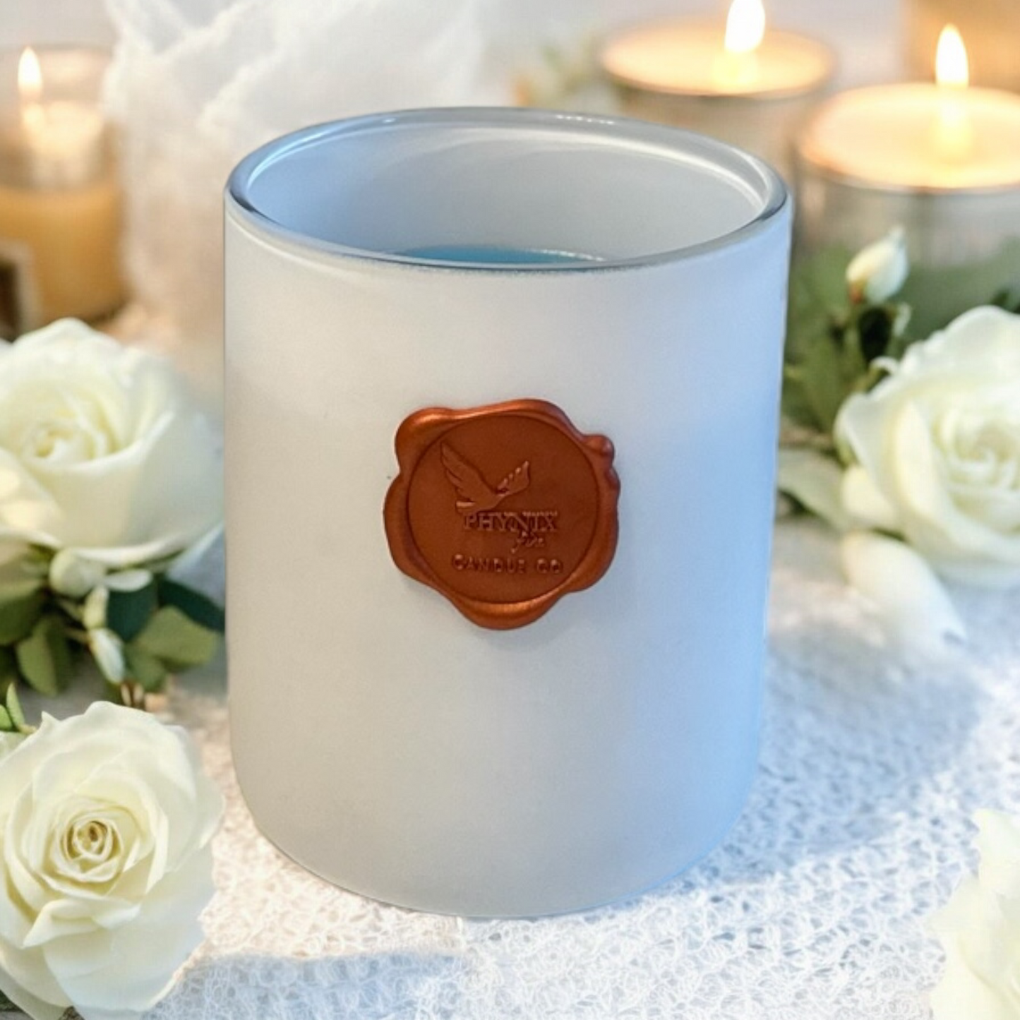 Something Blue - 12 oz Candle - Rose | Lily | White Jasmine