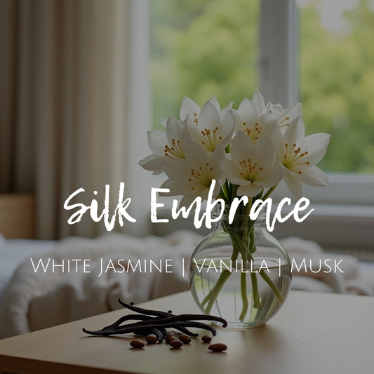 Silk Embrace - Linen Mist- White Jasmine | Vanilla | Musk