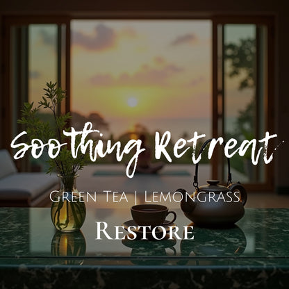 Soothing Retreat - Restore - 8 oz Candle - Green Tea | Lemon Grass