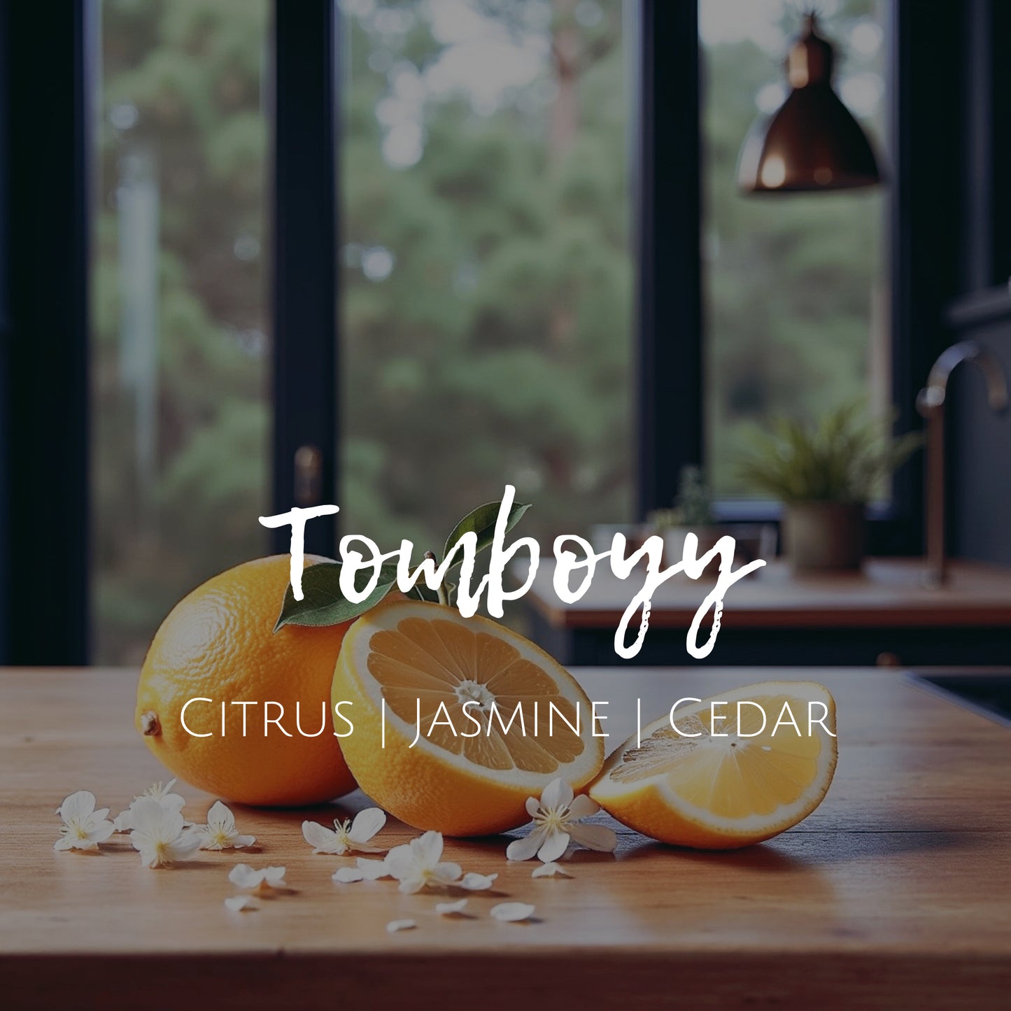 Tomboyy - 8 oz Candle - Citrus | Jasmine | Cedar